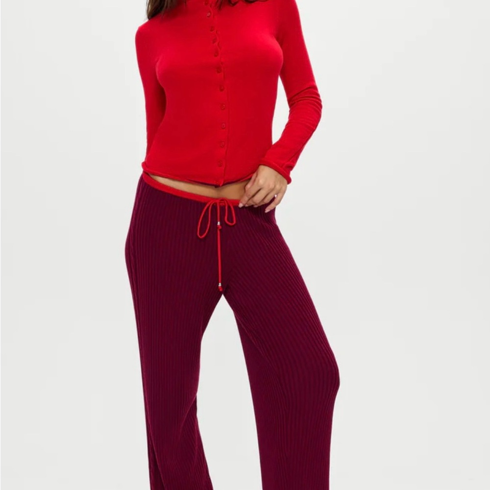 Frankie Bikinis Lochlin knit pants